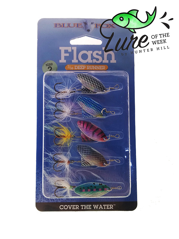 Blue Fox Flash Spinner Kit Flashy Deep Running Inline Spinner Trout Fishing  Lure